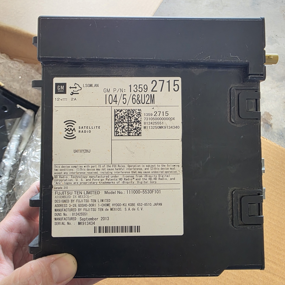 GM Satellite Radio Module - 2014 GMC Sierra - 111000-5530F101
